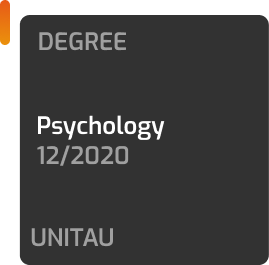 Psychology Degree at the University of Taubaté completed in December 2020